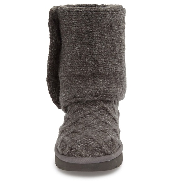 NWT UGG Lattice Cardy Knit Boot Shoes Size 10 - Picture 4 of 6